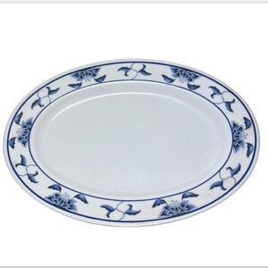 Kien Lotus oval melamine serving platter